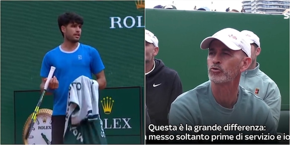 Alcaraz e la frase catturata con il suo box: “Questa è la grande differenza tra me e Sinner…”