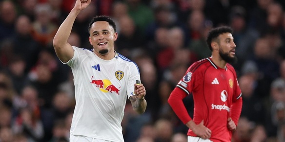Premier: il Manchester Utd perde in casa contro il Leeds ma resta terzo