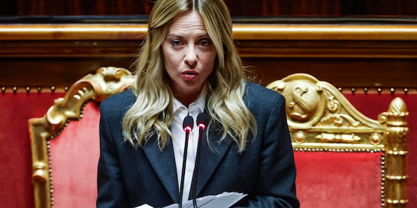 Meloni, sul gas russo capisco Descalzi ma serve fare attenzione