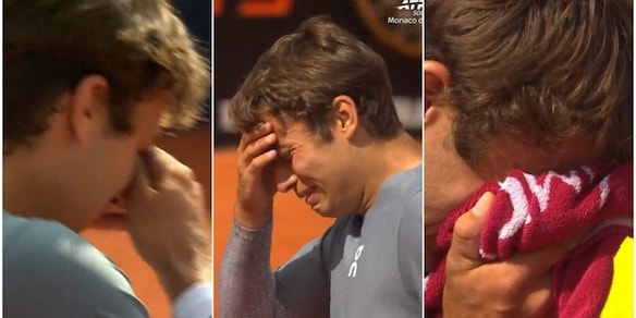 Cobolli scoppia a piangere in campo dopo aver battuto Zverev: il pianto a dirotto a Monaco in panchina