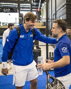 Da Gallinari a Florenzi e Toni, il padel azzurro conquista New York