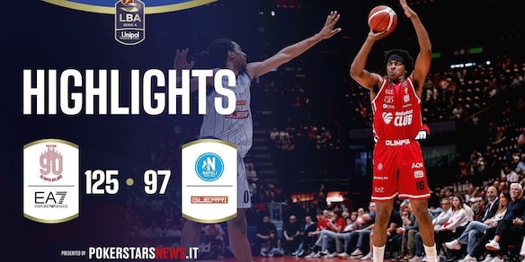EA7 Emporio Armani Milano - Guerri Napoli | PokerstarsNews Highlights Serie A Unipol 2025/2026