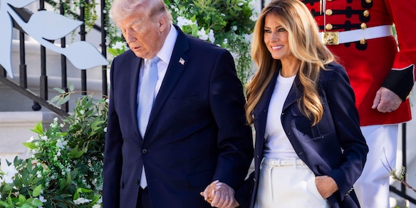 Trump e Melania alla cena dei corrispondenti della Casa Bianca