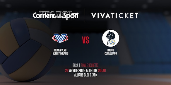 Biglietti Gara 4 Finale Scudetto: Milano-Conegliano accende l’Allianz Cloud