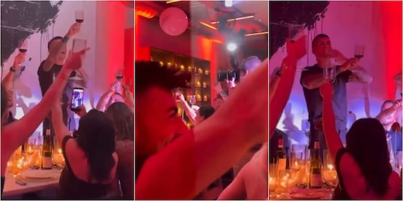 Roma, Mancini scatenato per la festa dei suoi 30 anni: El Shaarawy e Cristante tra i presenti