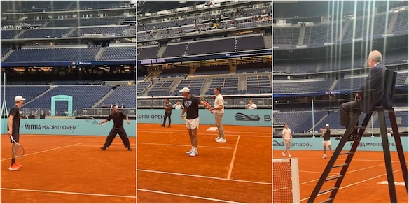 Sinner-Bellingham contro Nadal-Courtois al Bernabeu: e il giudice è Florentino Perez!