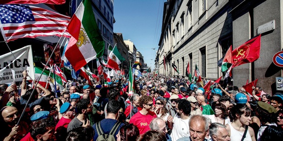 Anpi Milano, circa 100mila persone al corteo del 25 aprile