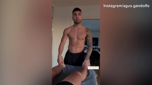 Lautaro Martinez, servizio da fisioterapista per...Agustina