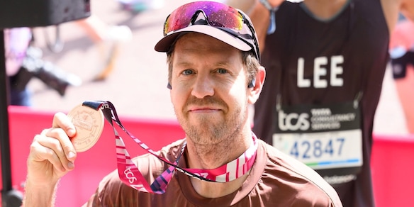 Anche Vettel ha tagliato il traguardo della Maratona di Londra: il suo tempo è ottimo