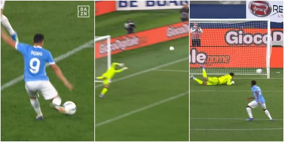 Magia Pedro, un tiro fenomenale: la sequenza del gol in Lazio-Udinese