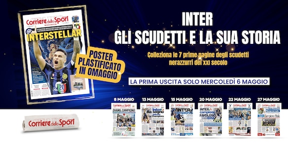 Inter campione, la collezione di poster del Corriere dello Sport arriva in edicola