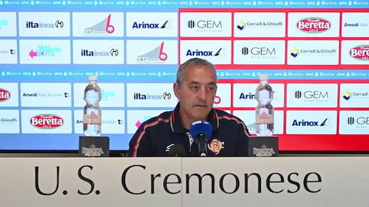 Giampaolo: "Dobbiamo solo vincere, non abbiamo alternative"