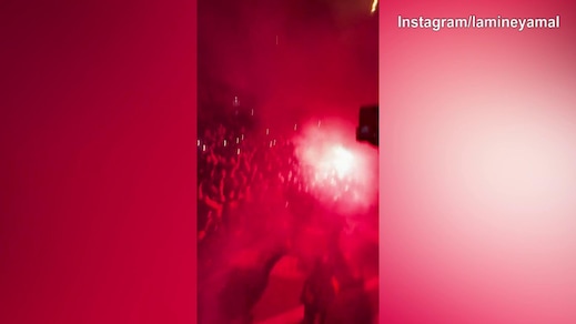 Barca, grande festa in giro per la città per la conquista della Liga