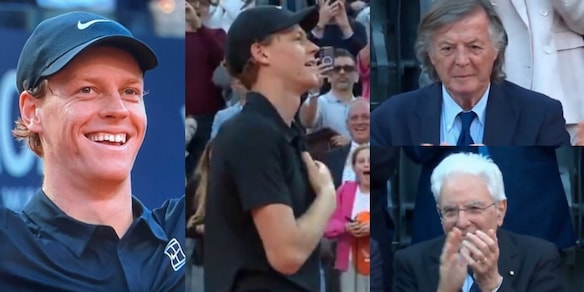 Il sorriso e l'emozione dopo la vittoria, poi gli applausi di Panatta e Mattarella: Sinner trionfa a Roma!
