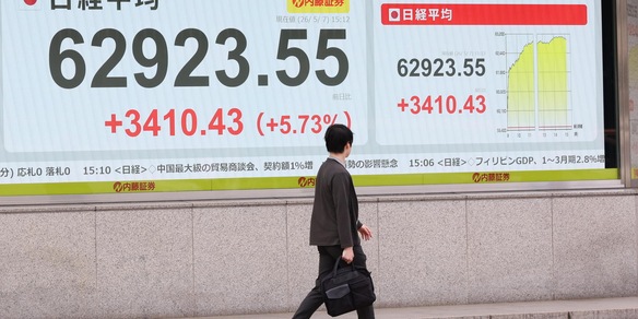 Giappone, Pil gennaio-marzo +0,5%, annualizzato +2,1%