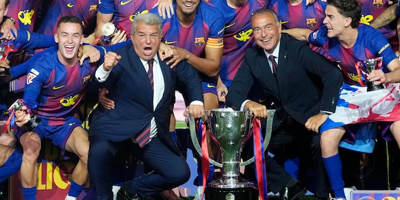 Laporta contro Florentino Perez 'attacca il Barca per creare scompiglio'
