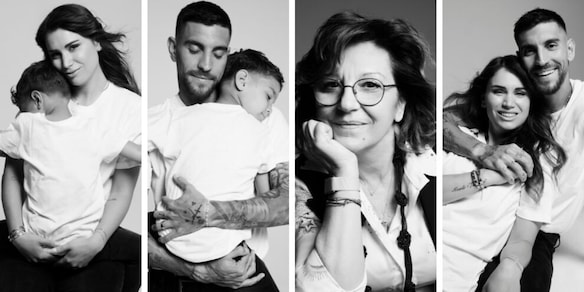 Tecò e Save The Children, tutte le immagini della famiglia Pellegrini