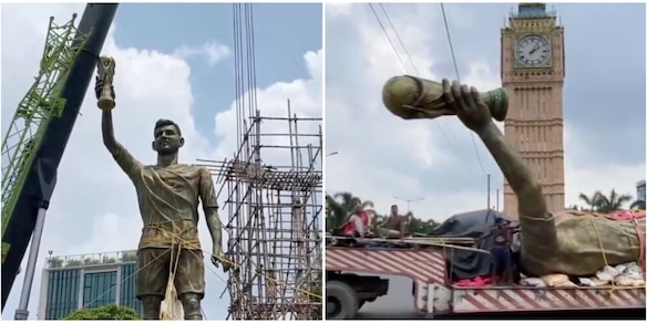 Statua di Messi rimossa in India: "Oscillava al vento"