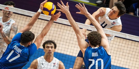 VNL: l'Italia chiude la Pool 1 battendo gli USA al tie break