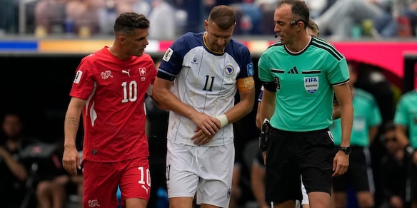 Esce Dzeko e la Bosnia crolla, ora si fa dura: la Svizzera vince 4-1 con un super Manzambi