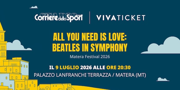 Arrivano i Beatles in Symphony, biglietti per una notte tra i Sassi di Matera