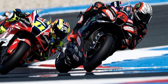 MotoGp: Olanda; prima fila tutta Aprilia con Martin in pole e Bezzecchi terzo