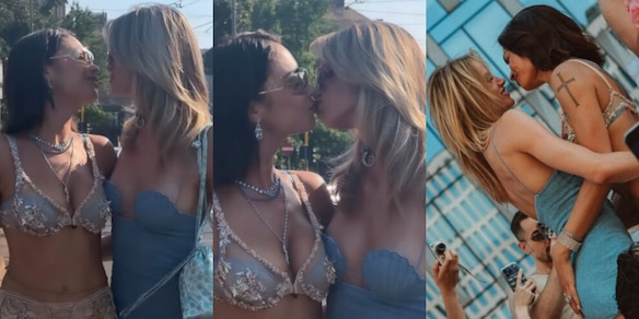 Elodie e Franceska, il dolce bacio fa impazzire i social: le foto dal Pride di Milano