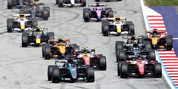 F1: Austria; vince Russell, terzo Antonelli e quinta la Ferrari di Hamilton