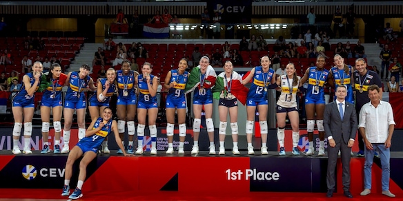 Europei U 22 F: l'Italia batte la Serbia ed è Campione