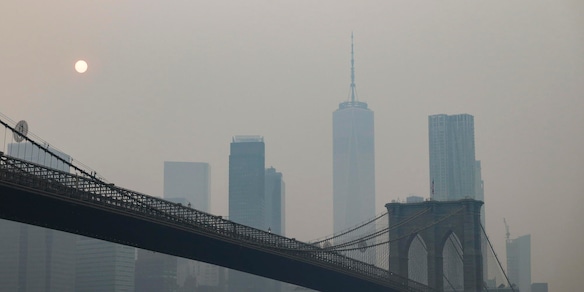 Incendi in Canada, resta in vigore l'allerta inquinamento nelle città Usa