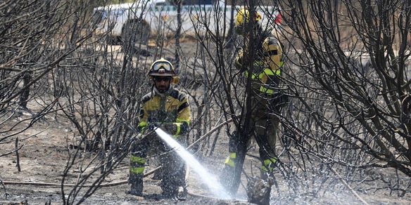 Incendio a 100 km a nord di Madrid, 13.000 ettari bruciati