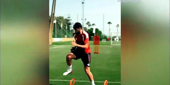Kvara infallibile anche in allenamento