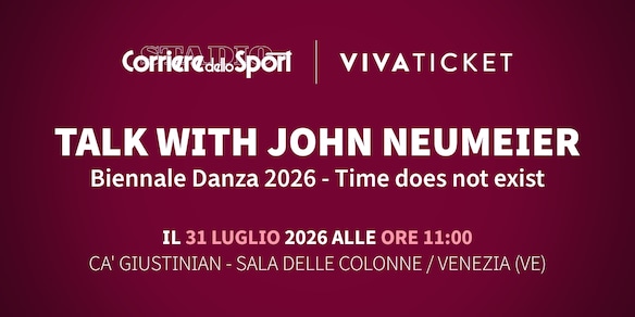 Biennale Danza 2026, biglietti per John Neumeier a Venezia