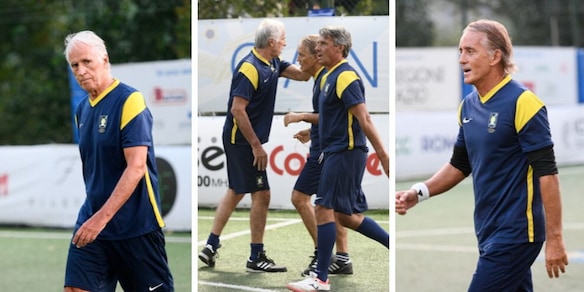 Mancini e Malagò insieme in campo all'Aniene: le foto alla finale della Coppa Canottieri
