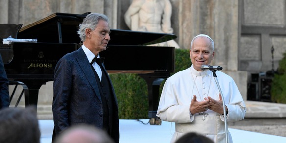 Bocelli canterà per il Papa, il 29 luglio a Castel Gandolfo
