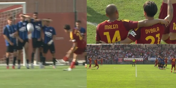 Un gioiello di Dybala fa impazzire i tifosi: il bellissimo gol su punizione in Cannes-Roma