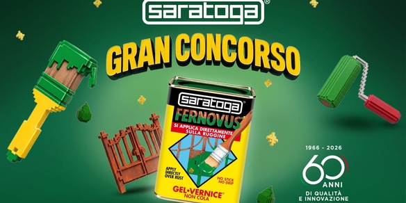 Innovazione e qualità: il brand Saratoga festeggia i 60 anni con un gran concorso