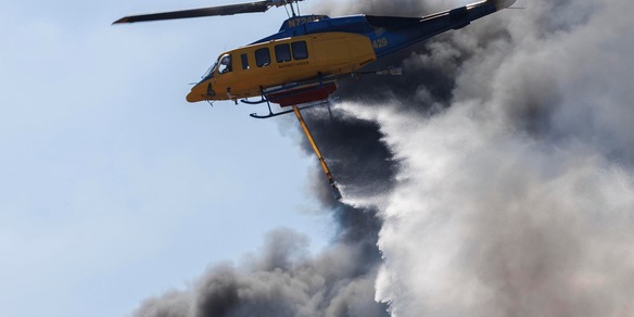 Due pompieri greci morti in un incendio boschivo a Creta