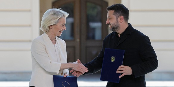 L'Ue versa altri 3,47 miliardi a Kiev per droni, missili e caccia