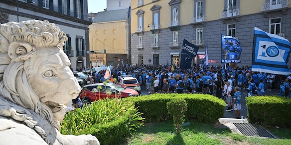 Il Napoli compie 100 anni, al via la festa azzurra in piazza