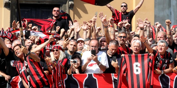 Dalla Figc alla Lega di Serie A, i vertici del calcio ai funerali di Baresi