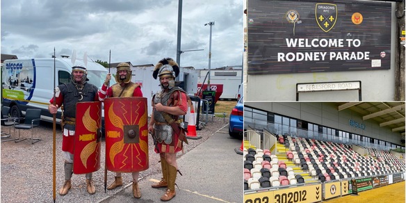 Newport riscopre l'Impero Romano: che accoglienza per i giallorossi