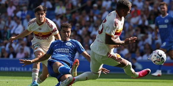 Il Brighton batte la Roma: il gol di Rutter e la doppietta di Ayari stendono la squadra di Gasperini