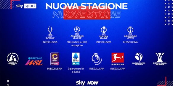 Lo spettacolo del grande calcio torna su Sky