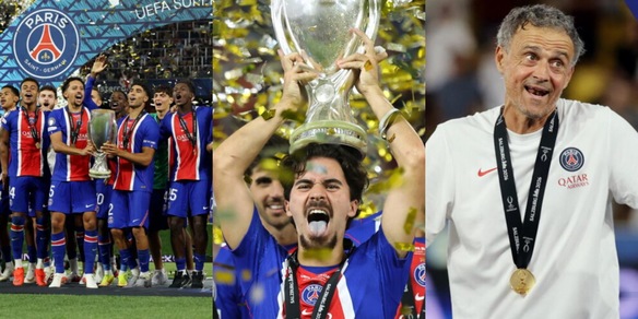 Il Psg fa festa e alza al cielo la Supercoppa Europea: la nuova stagione si apre subito con un trofeo!