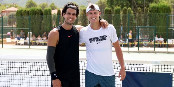 Alcaraz si allena con Rune in Spagna: settimana decisiva per gli Us Open