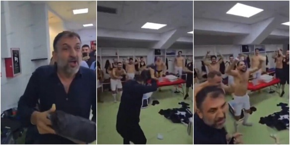 Il presidente lancia soldi nello spogliatoio: la scena assurda in Conference League