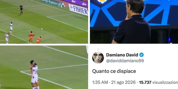 Incredibile Summerville: sbaglia un orrendo rigore a cucchiaio, Inzaghi basito in panchina e Damiano David lo sfotte