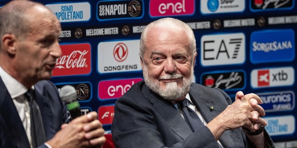 Il messaggio di De Laurentiis ad Allegri prima di Genoa-Napoli: "Caro Max, divertiti e fai divertire"