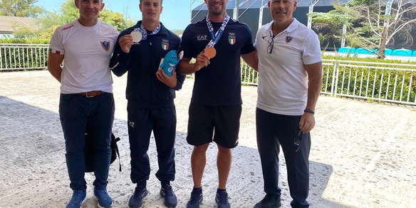 Canoa, Rossi e Cinti brillano sulle acque di Taranto